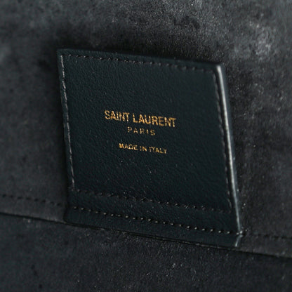 Saint Laurent Calfskin Large Shopping Tote Dark Grey 6 of 13