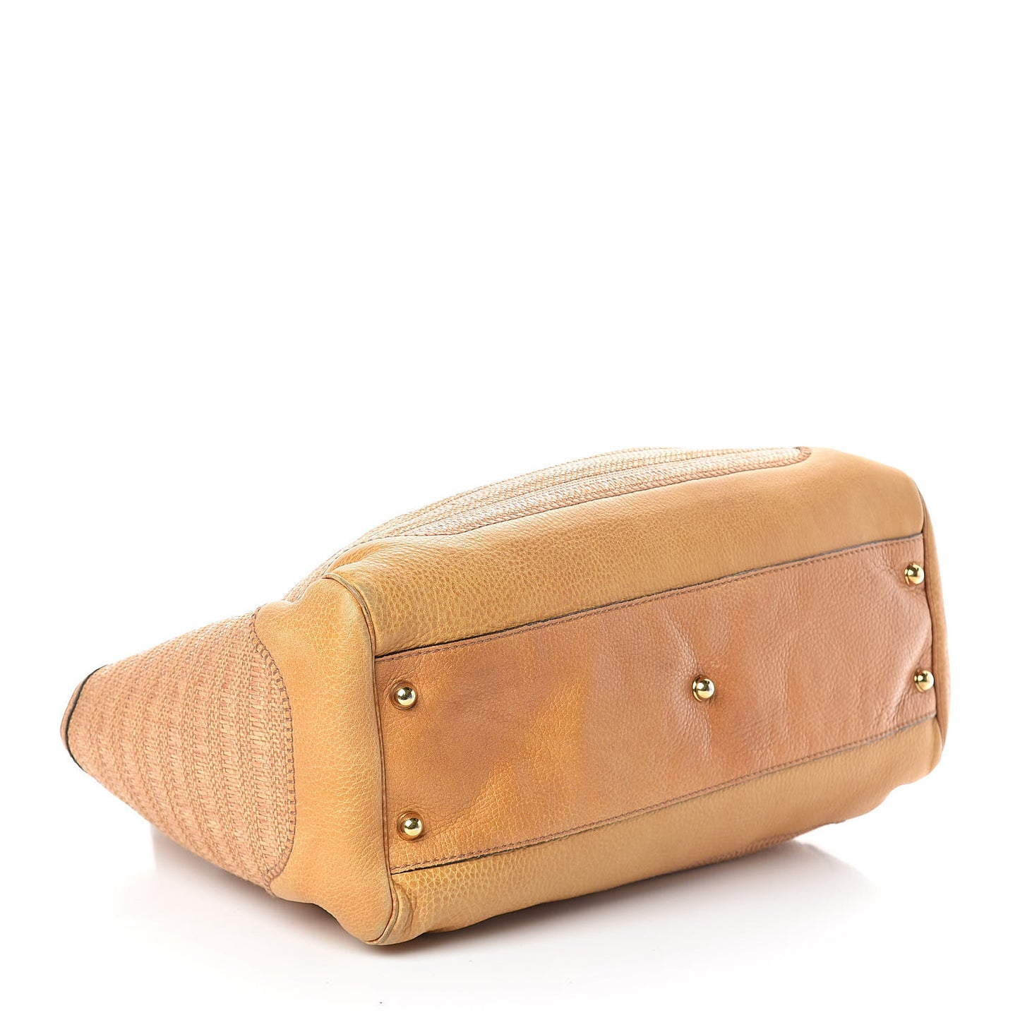 Straw Large New Pelham Shoulder Bag Tan