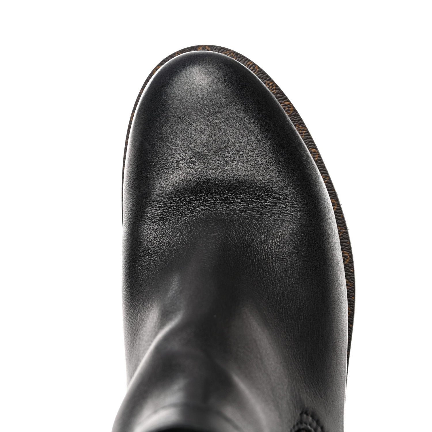 Louis Vuitton Calfskin Monogram Discovery Flat Ankle Boots 38 Black 9 of 10