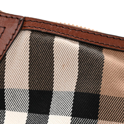 Burberry House Check Bridle Calfskin Small Ledbury Hobo Dark Tan 12 of 12