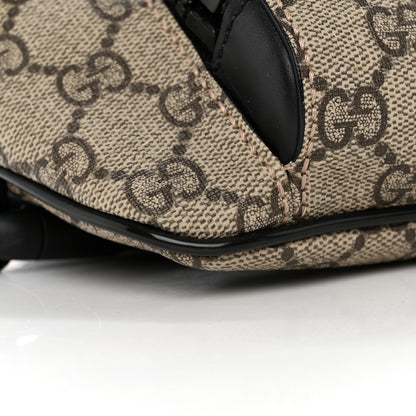 Gucci GG Supreme Monogram Belt Bag Black 11 of 12
