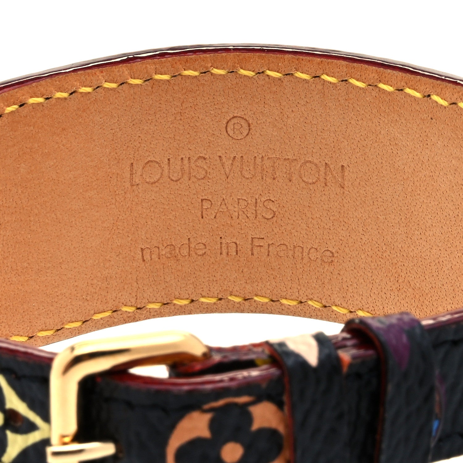 Louis Vuitton Monogram Multicolor Address Wish Bracelet Black 4 of 4