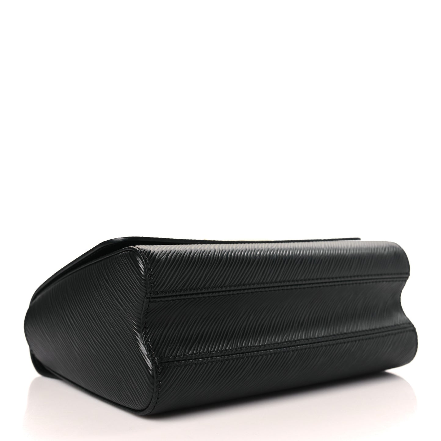 Epi Twist Braided Strap Shoulder Bag MM Black