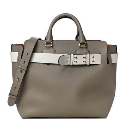 Burberry Soft Grain Calfskin Medium Belt Bag Mineral Grey 1 of 8