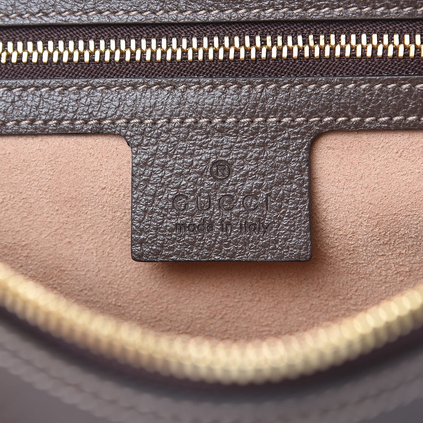 GG Supreme Monogram Web Small Ophidia Shoulder Bag Brown