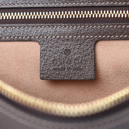 Gucci GG Supreme Monogram Web Small Ophidia Shoulder Bag Brown 6 of 9