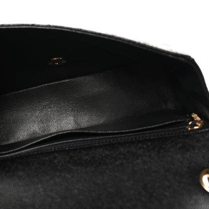 Chanel Caviar Chevron Quilted Mini Rectangular Flap Black 4 of 9