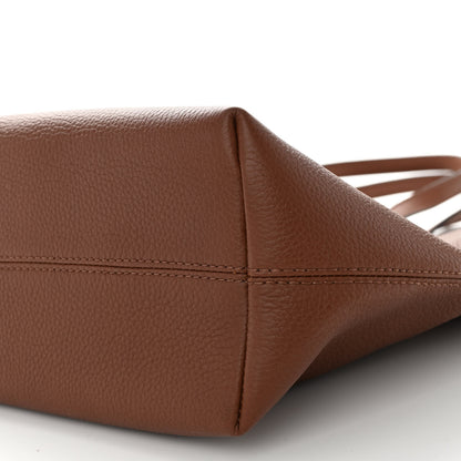 Burberry Calfskin Logo Embossed Medium Ardwell Tote Tan 9 of 9