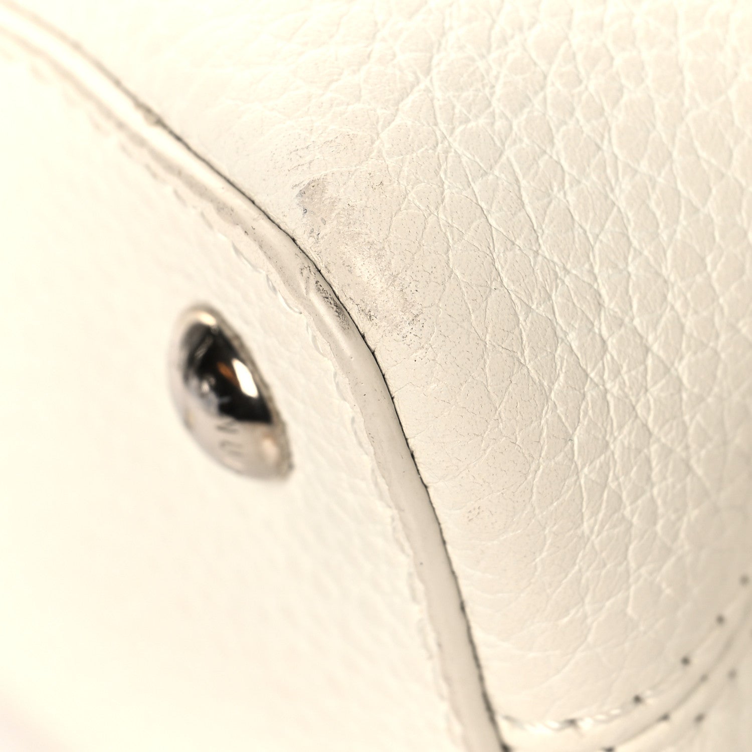 Louis Vuitton Taurillon Mini Capucines Monochrome  White 10 of 12