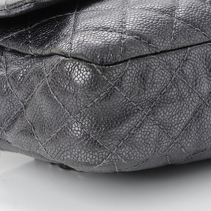 Chanel Iridescent Caviar Quilted Small Chic Flap Dark Silver 11 of 11