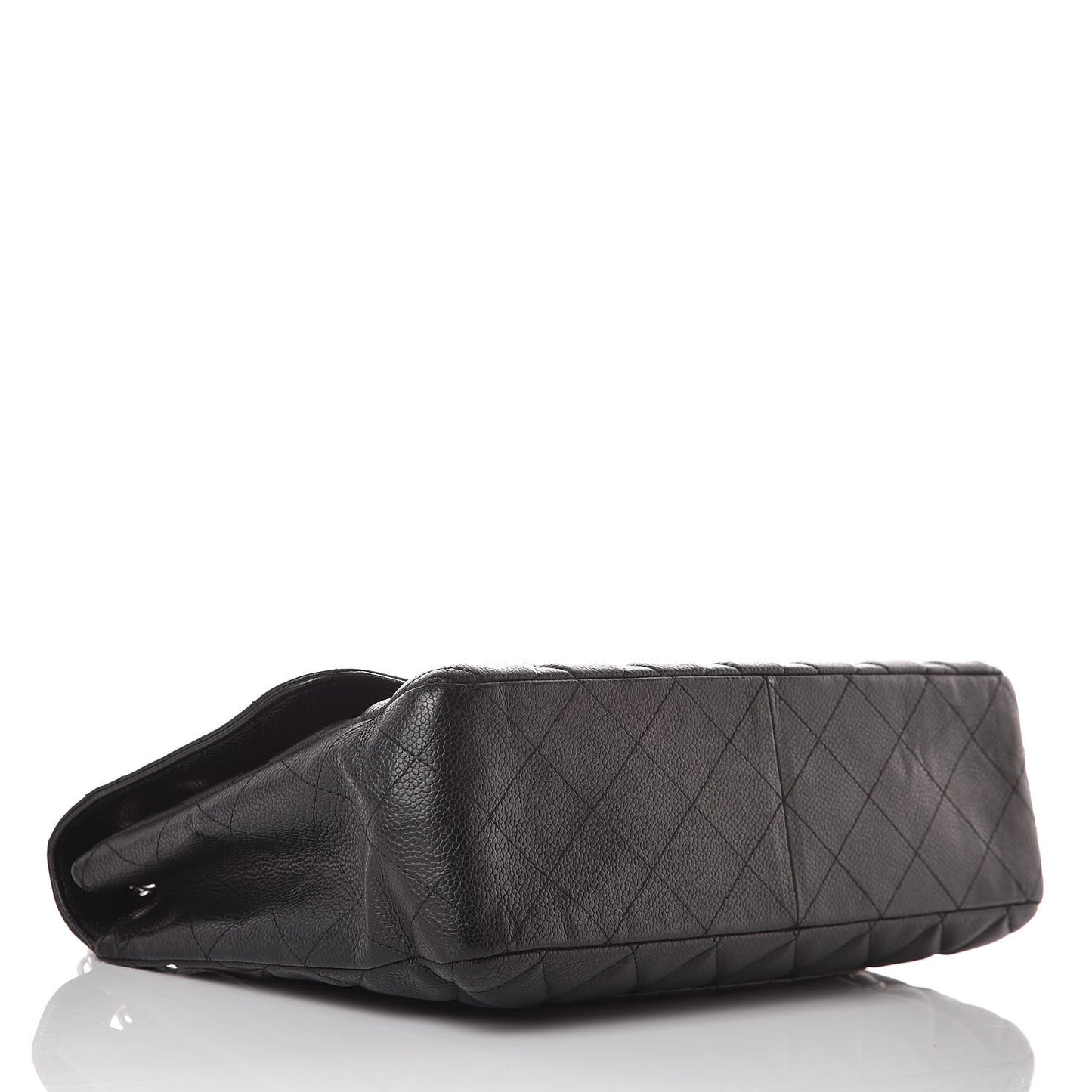 Caviar Quilted Jumbo Single Flap Black