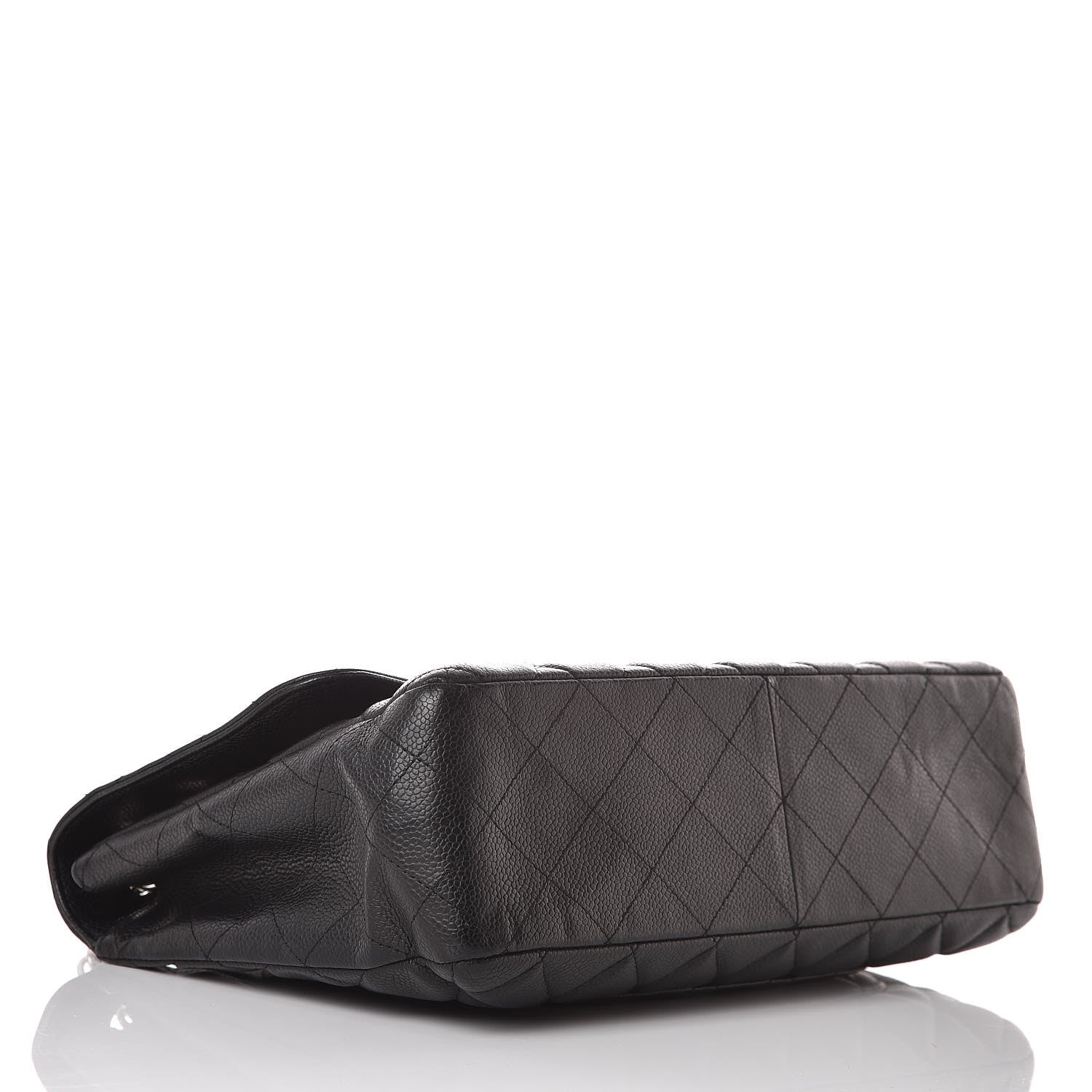 Chanel Caviar Quilted Jumbo Single Flap Black 4 of 14