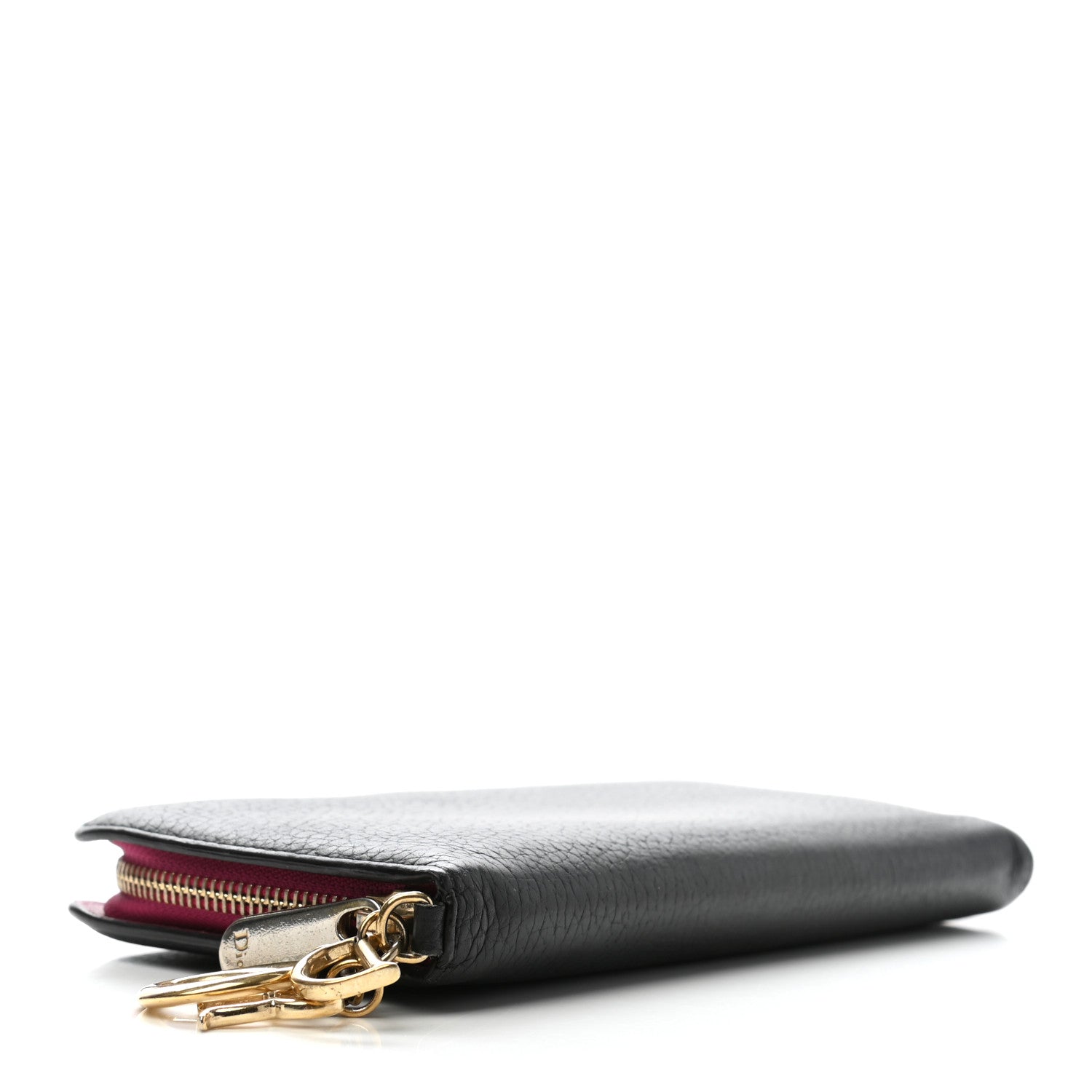 Christian Dior Bullcalf Diorissimo Voyageur Wallet Black 4 of 10