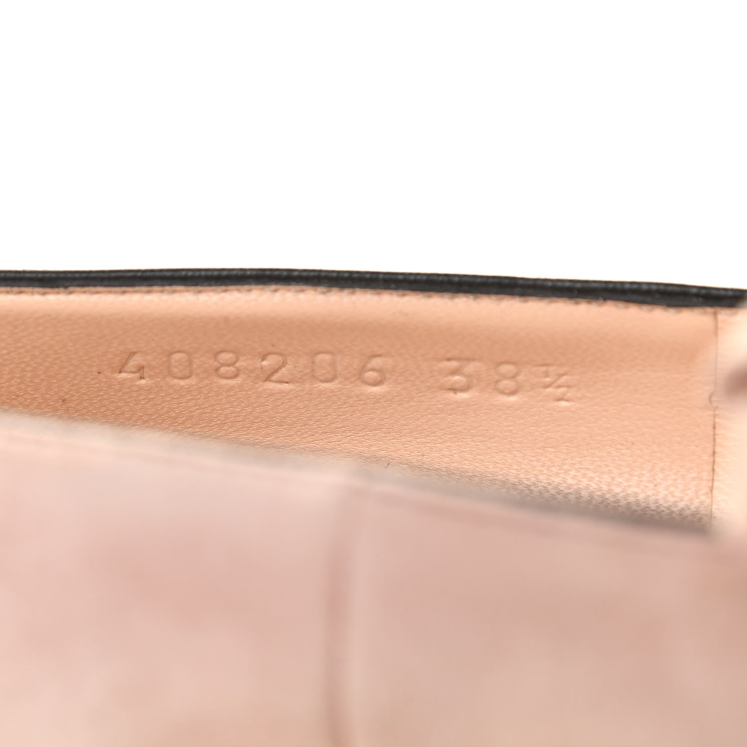 Gucci Kid Scamosciato GG Marmont Fringe 105mm Loafer Pumps 38.5 Crystal Pink 8 of 19