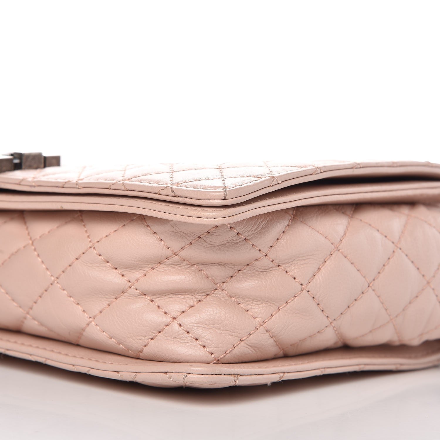 Chanel Calfskin New Medium Boy Reverso Flap Light Pink 13 of 13