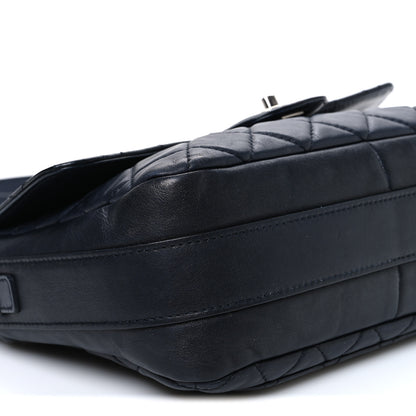 Chanel Lambskin Quilted Messenger Bag Dark Navy 9 of 11