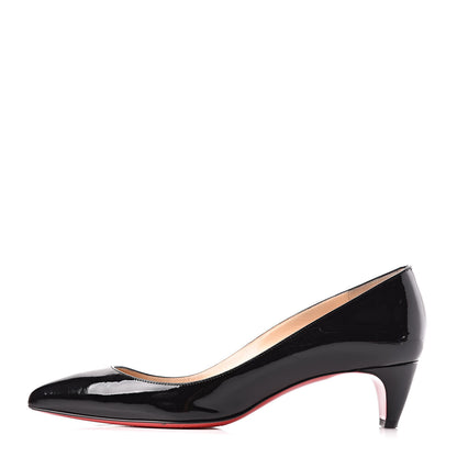 Christian Louboutin Patent Pigalle Follies 45 Pumps 39 Black 1 of 17