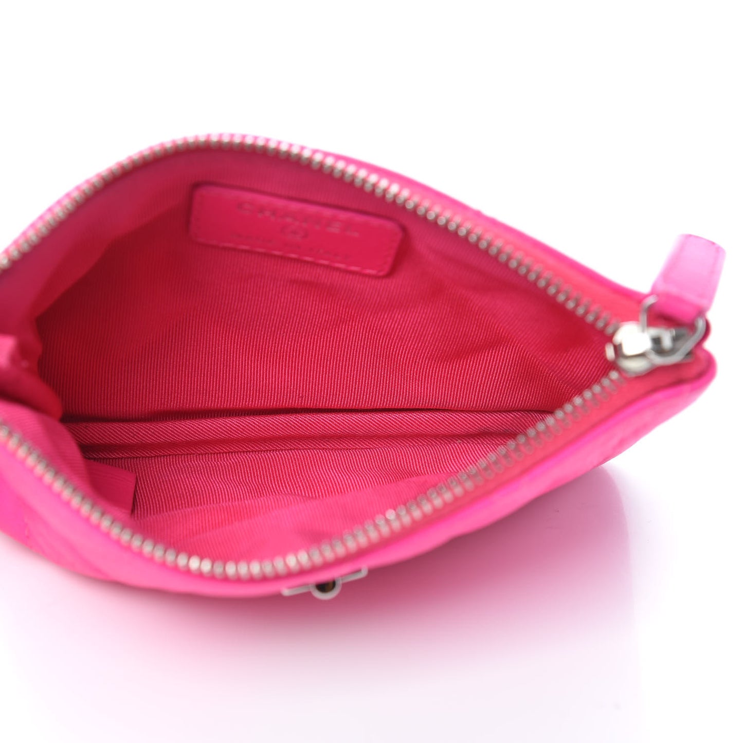 Goatskin Quilted Small Reissue Cosmetic Case Pink