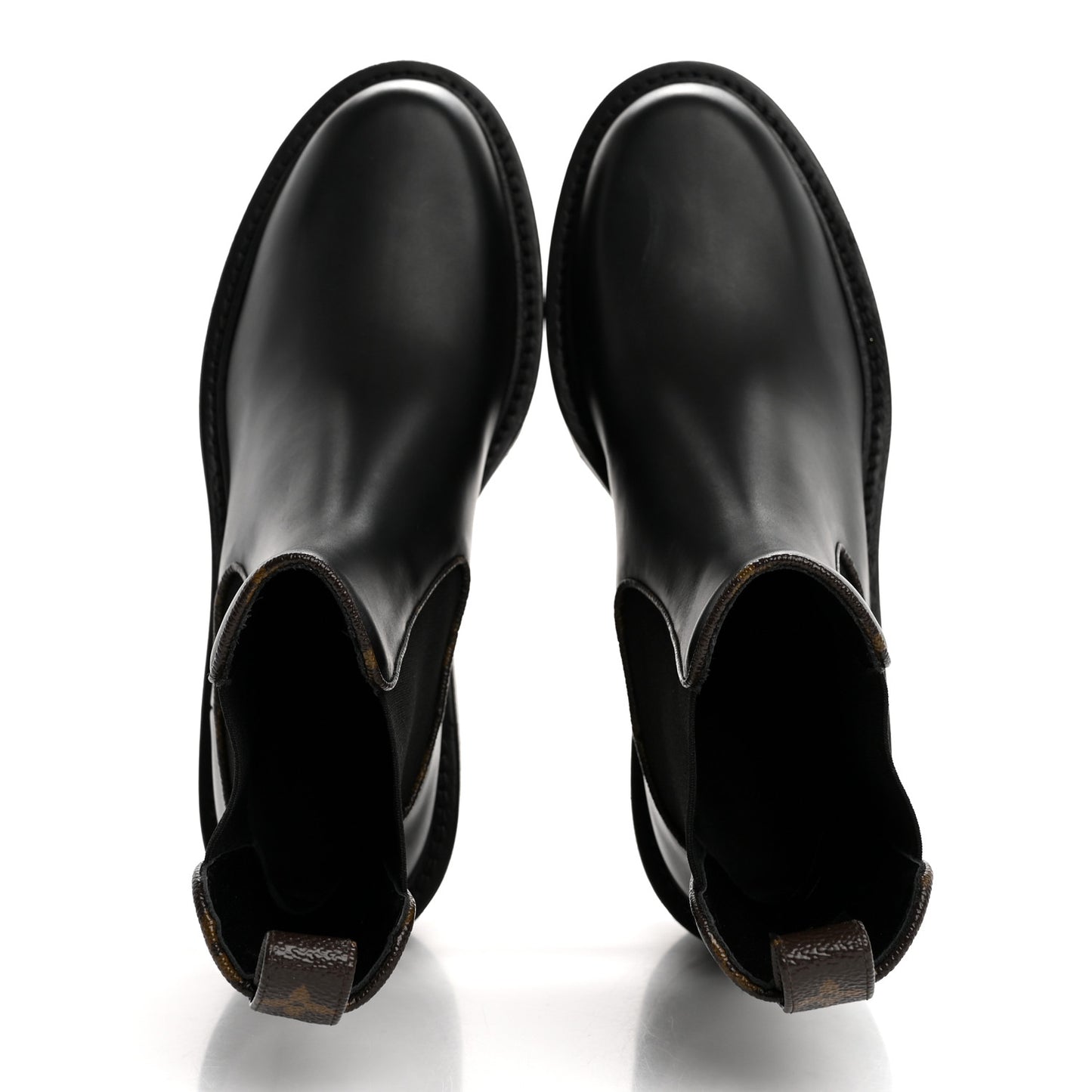 Calfskin Monogram Beaubourg Ankle Boots 39 Black