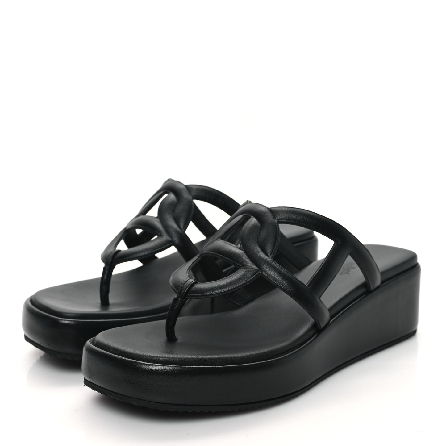 Nappa Gipsy Sandals 38 Black