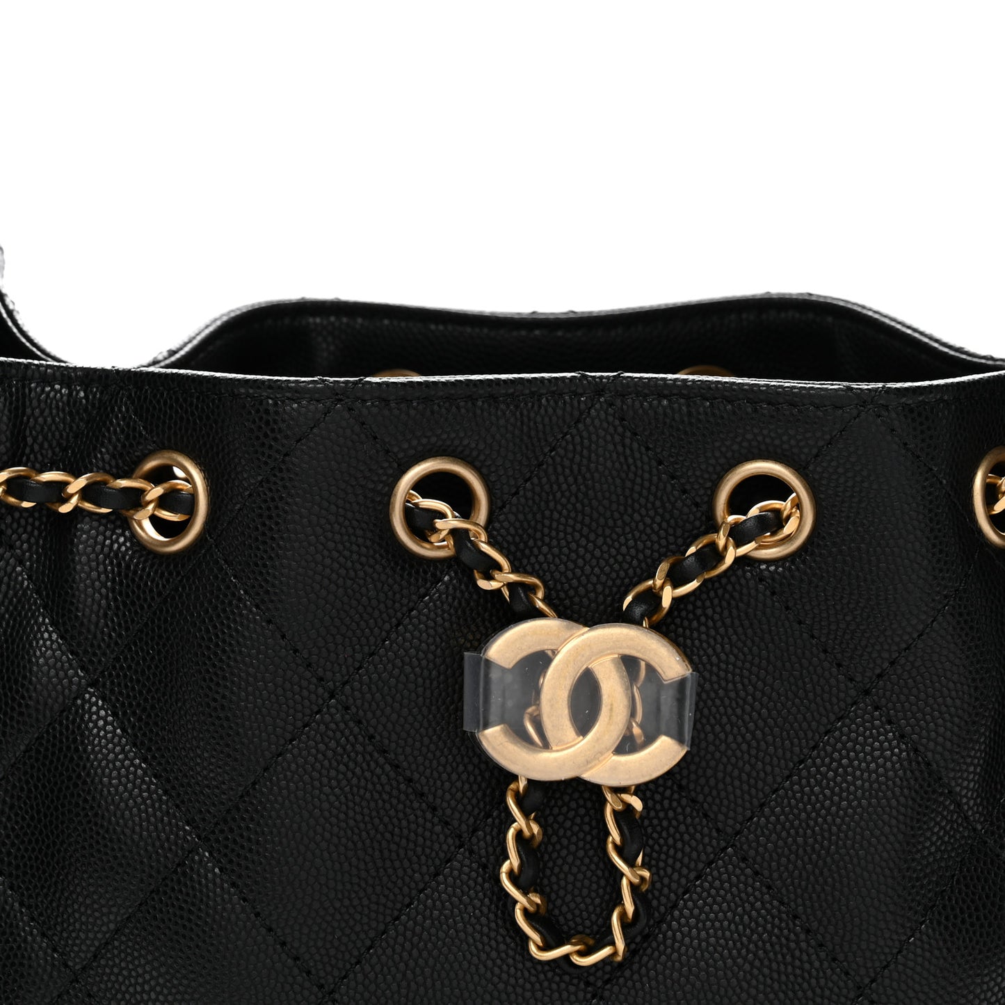Caviar Quilted Mini Chanel 25 Handbag Black