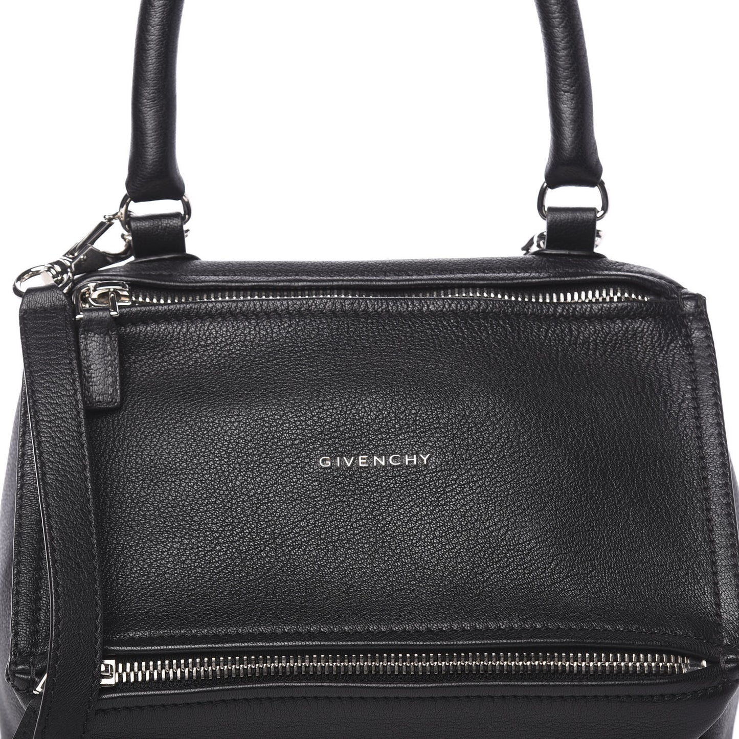 Sugar Goatskin Small Pandora Black