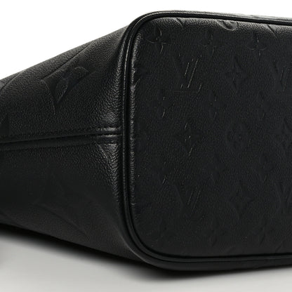 Louis Vuitton Empreinte Monogram Giant Neverfull MM Black 8 of 9