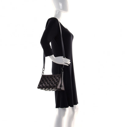 Louis Vuitton Monogram Tuffetage Triangle Messenger Black 2 of 11