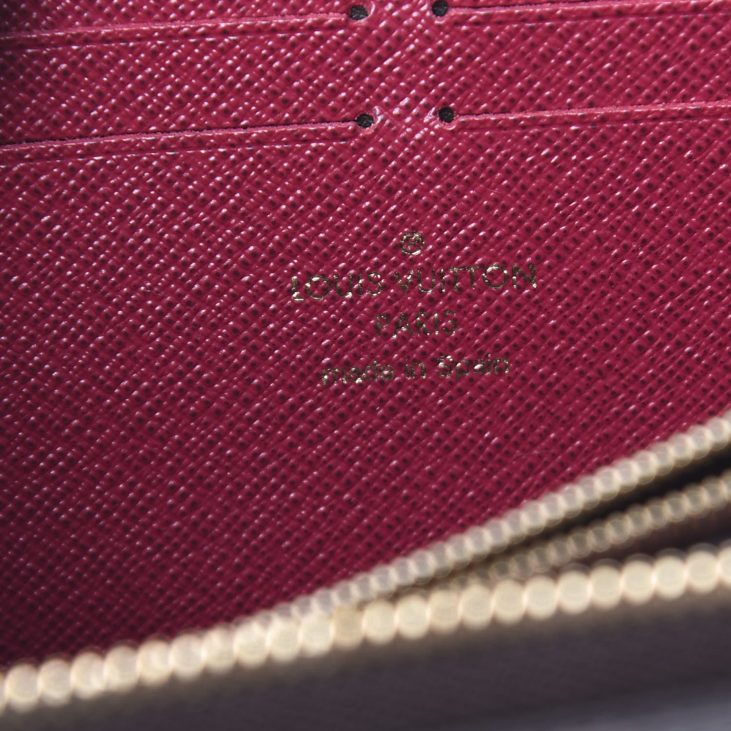 Louis Vuitton Monogram Clemence Wallet Fuchsia 6 of 8