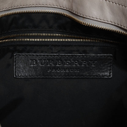 Burberry Smoked Check Studded Hobo Stone 7 of 13