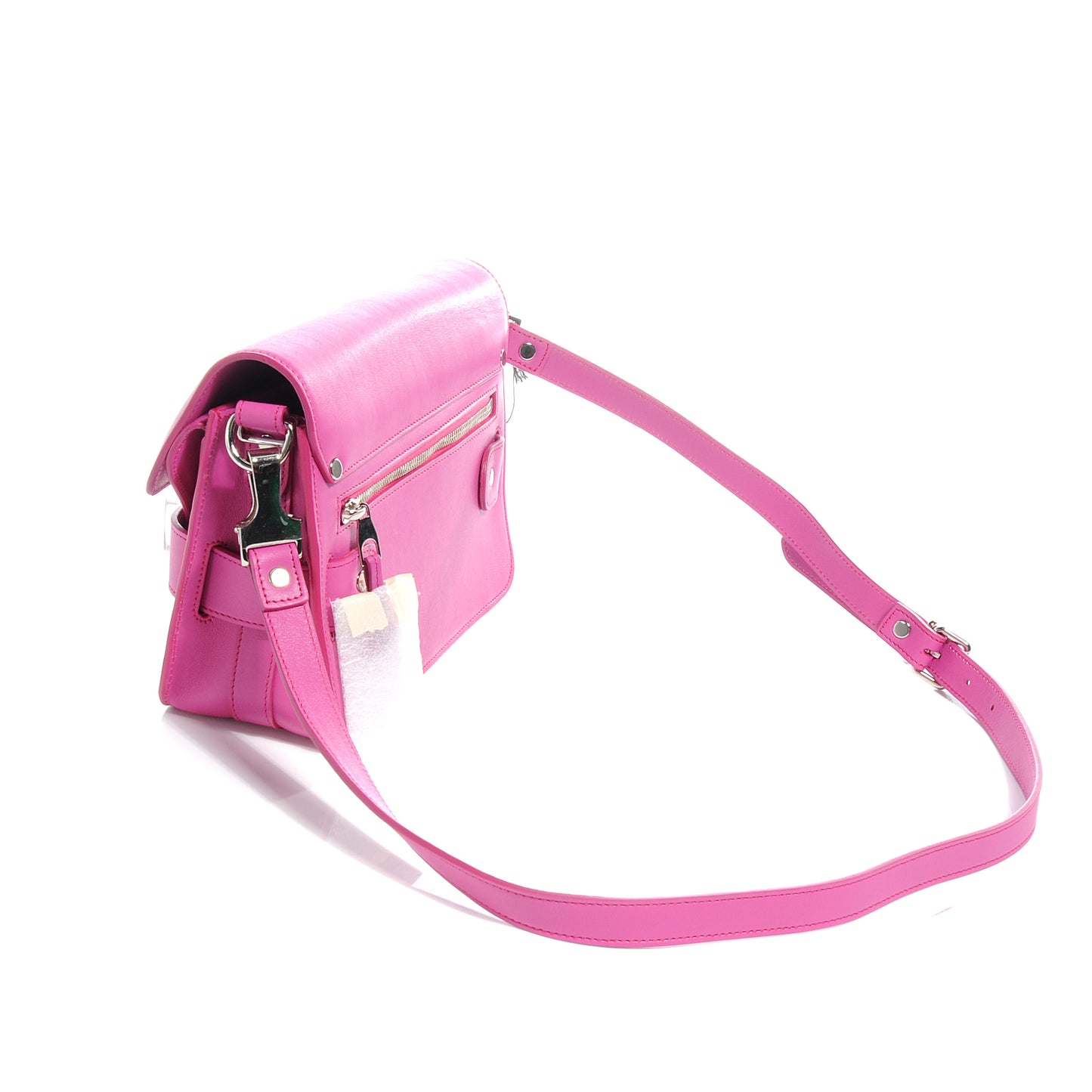 Leather Mini PS11 Classic Shoulder Bag Fuschia