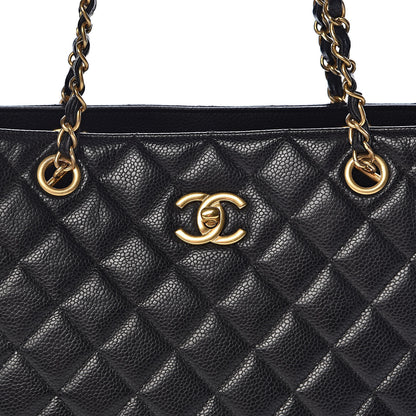 Chanel Caviar Quilted Large Shopping Tote Black 16 of 16