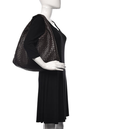 Bottega Veneta Nappa Intrecciato Large Veneta Hobo Ebano 2 of 10