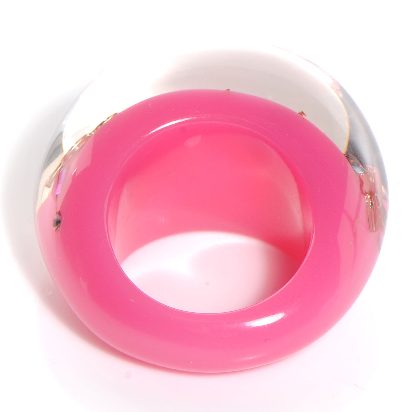 Inclusion Ring 5.5 Rose Pop