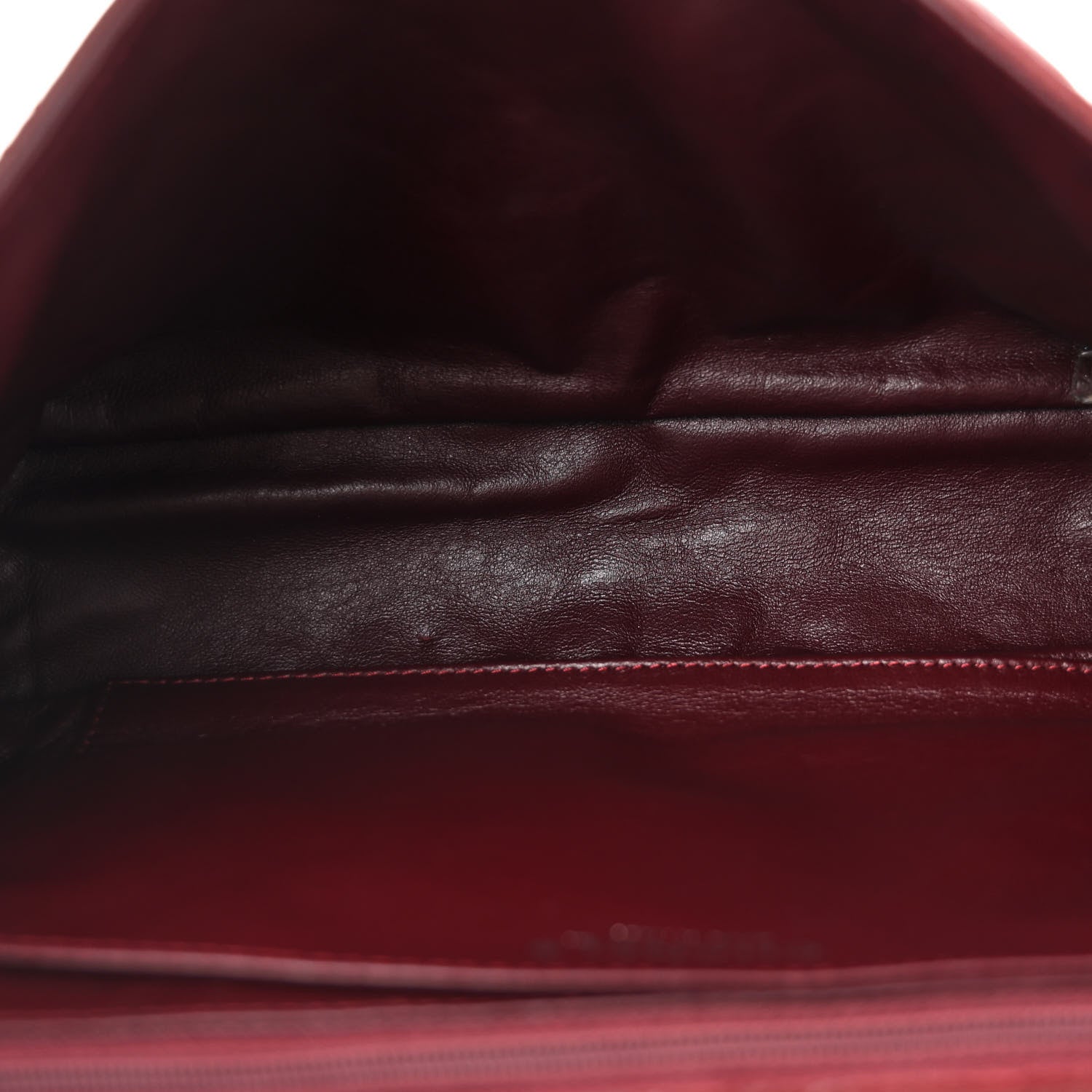 Chanel Lambskin Quilted Jumbo Single Flap Dark Red 5 of 10