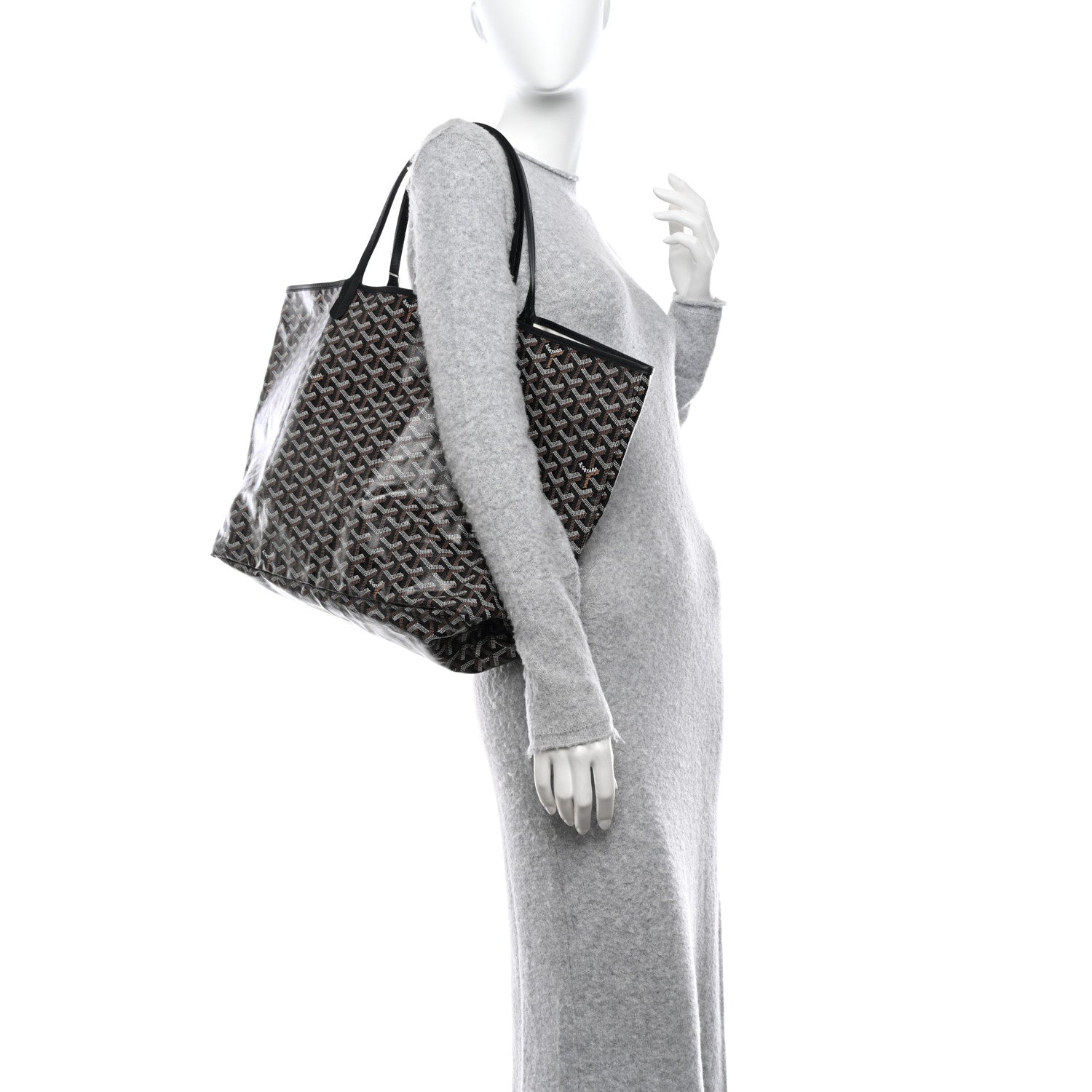 Goyard Goyardine Saint Louis GM Black 2 of 11