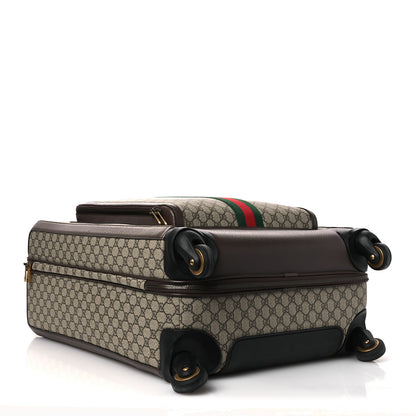 Gucci GG Supreme Monogram Web Medium Savoy Trolley Beige Ebony 3 of 14