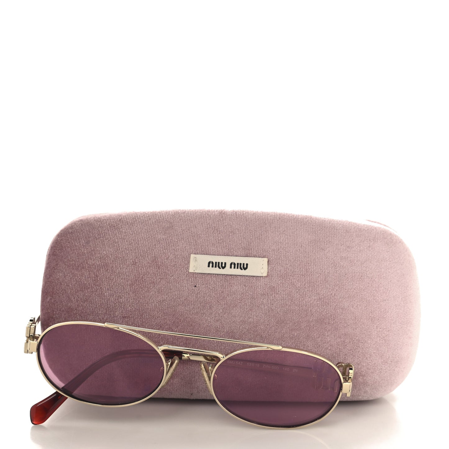 Metal Logo Sunglasses SMU54Z Amaranth