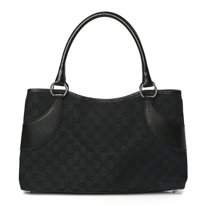 Gucci Monogram Shoulder Bag Black 1 of 10