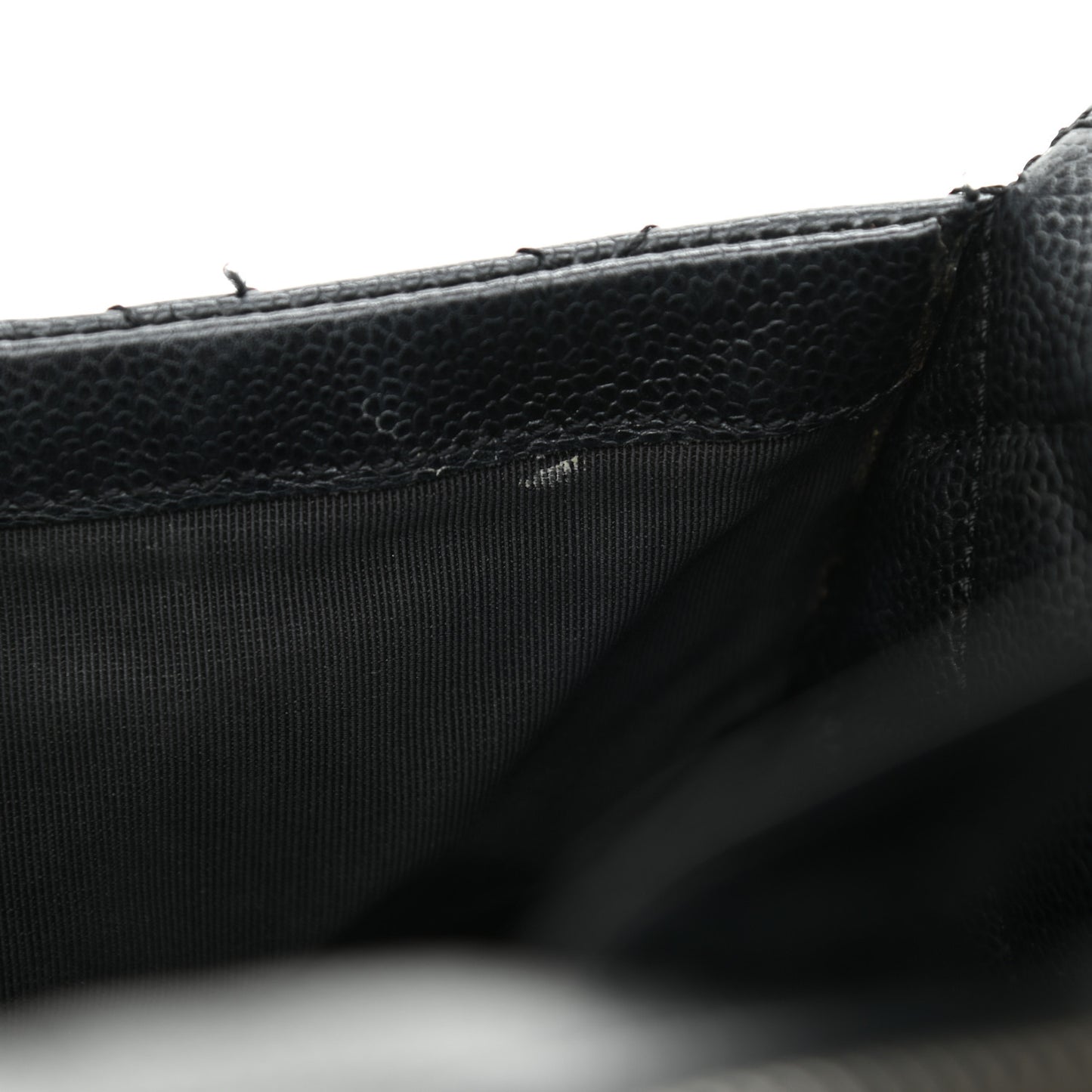 Caviar Quilted Bowler Black