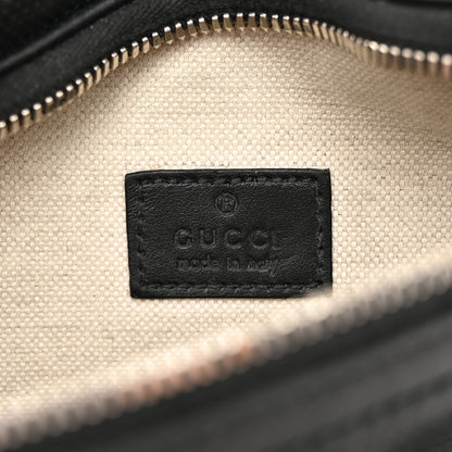 Gucci Calfskin GG Tennis Embossed Belt Bag Black 6 of 10