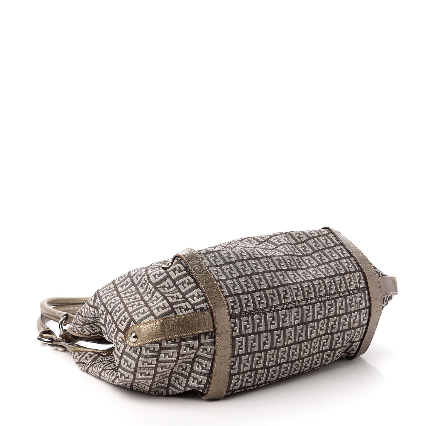 Zucchino Vachetta Shoulder Bag Caffe Argilla Canna di Fucile