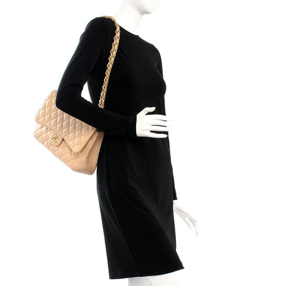 Chanel Caviar Quilted Jumbo Double Flap Beige Clair 2 of 8