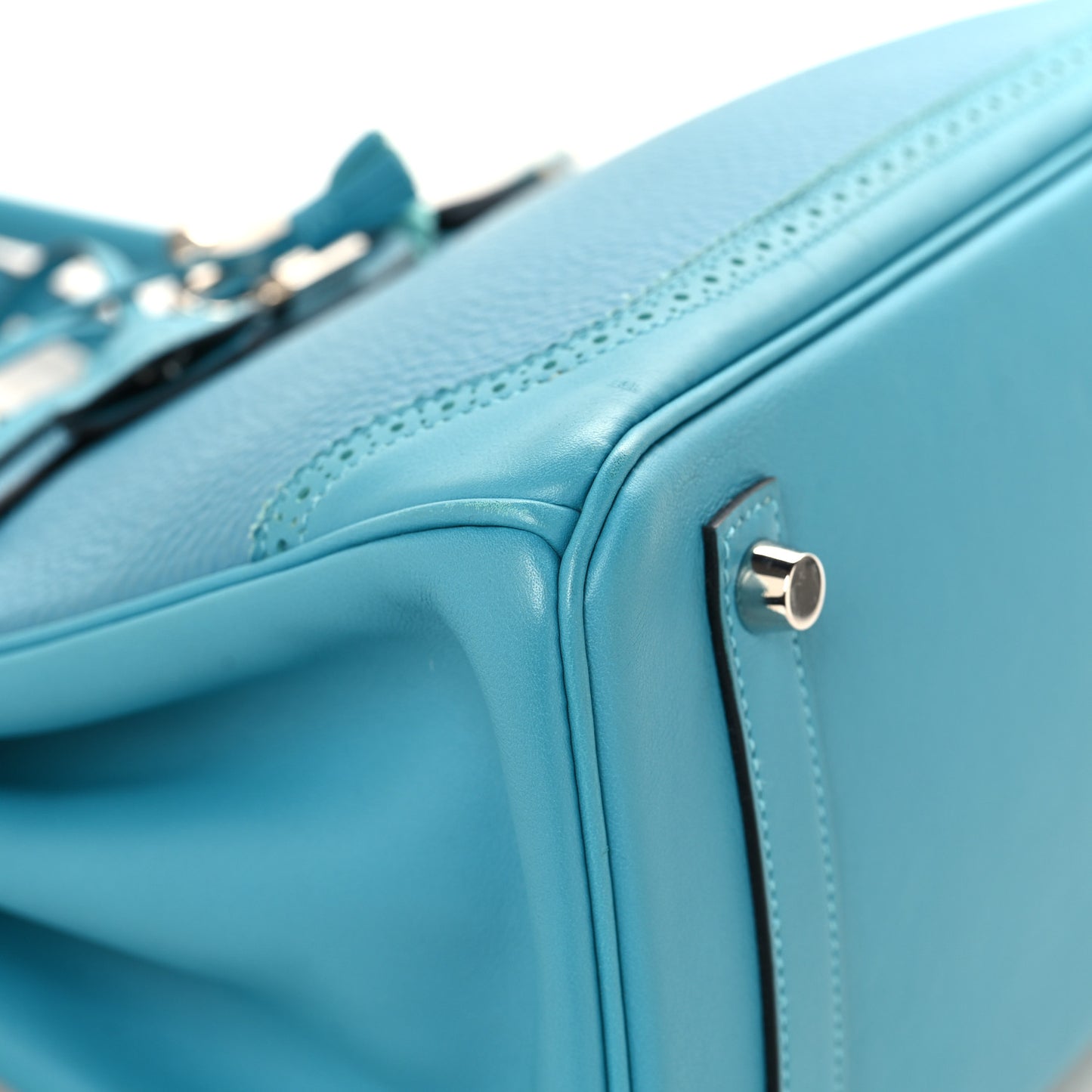 Togo Swift Ghillies Birkin 30 Turquoise
