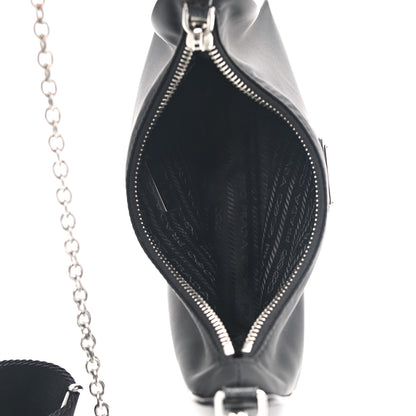 Prada Nylon Re-Edition 2005 Shoulder Bag Black 8 of 15