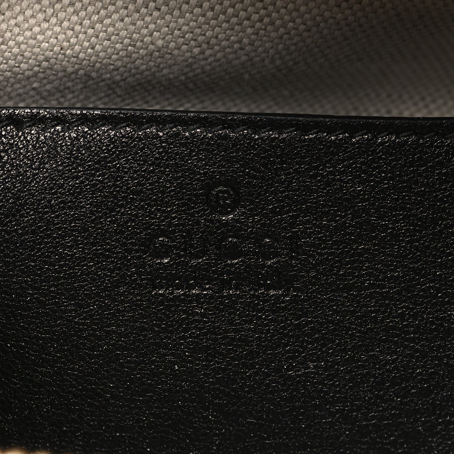 Sakai Be Green Calfskin Diagonal Stitched Blondie Top Handle Bag Black