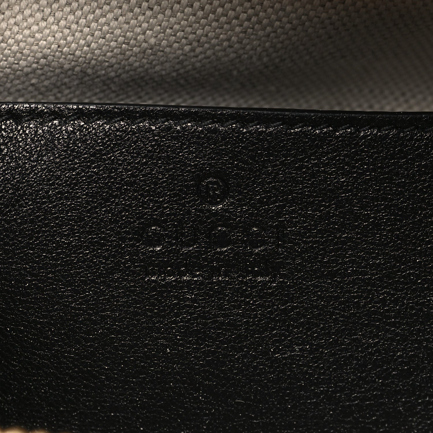 Gucci Sakai Be Green Calfskin Diagonal Stitched Blondie Top Handle Bag Black 6 of 11