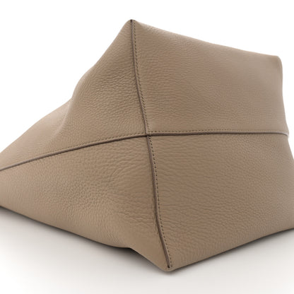 The Row Grained Calfskin Large N/S Park Tote Dark Taupe 9 of 10