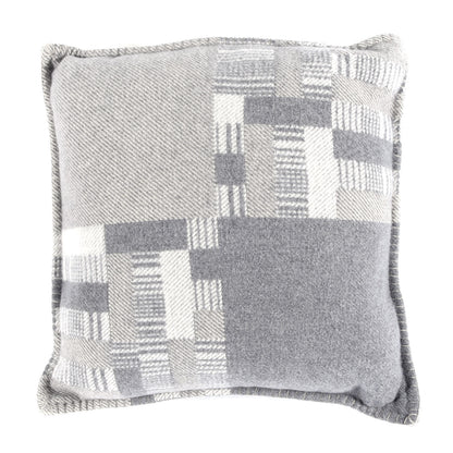 Hermes Wool Cashmere Avalon Paper Block Pillow Gris Acier 2 of 3
