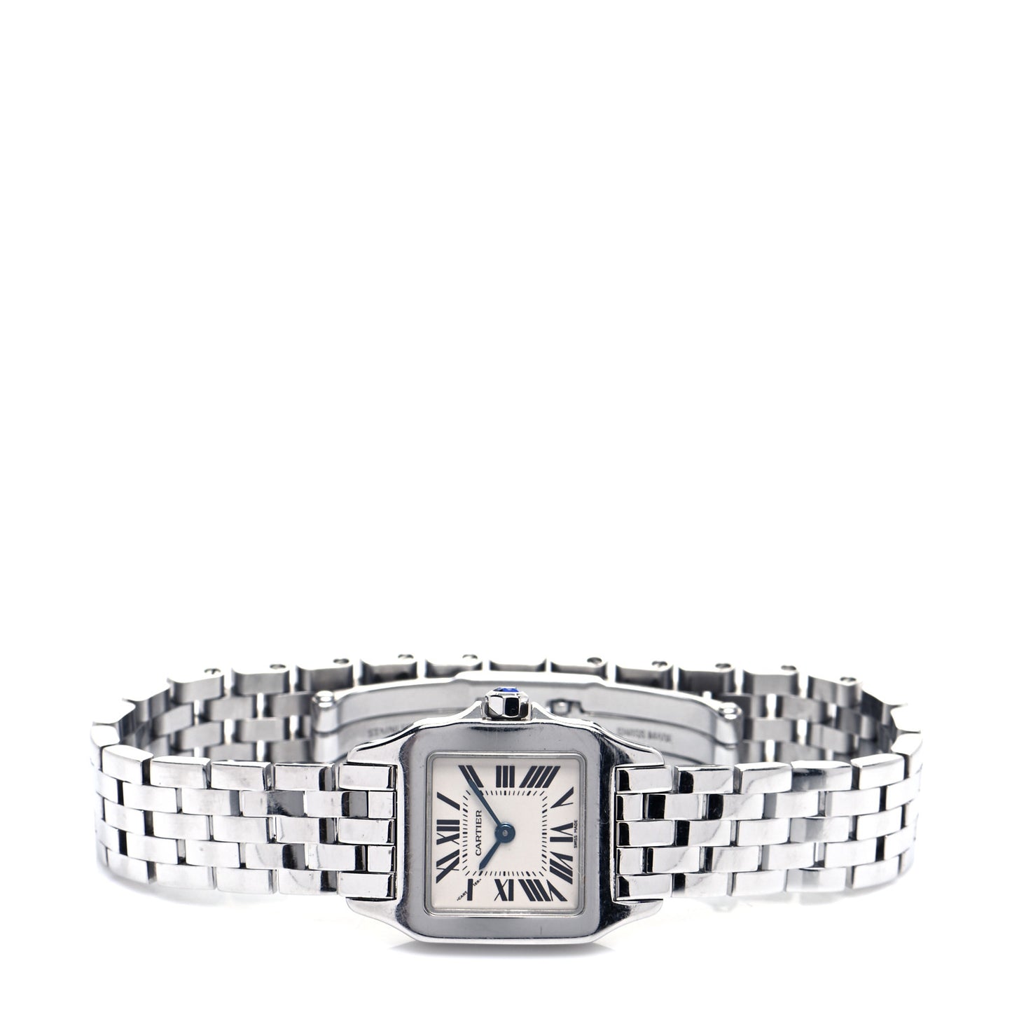 Stainless Steel 20mm Santos Demoiselle Quartz Watch